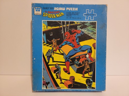 Vintage 1976 Spider-Man Jigsaw Puzzle 200 Piece