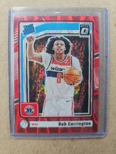 2024-2025 Panini Donruss Optic Basketball Bub Carrington Red Velocity /149