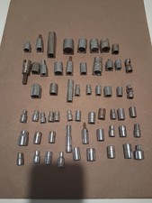 57pc Mixed Socket Lot Vintage Modern Shallow Deep Drive Mechanic Tools 57pc Mixed Socket Lot Vintage Modern Shallow Deep Drive Mechanic Tools