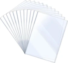 8.5 X 11'' ISO Rigid Print Protectors Clear Rigid Plastic Sheet Paper Page Prote