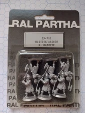Ral Partha 35-721 Hittite Axemen - historical 25mm metal, NEW in blister pack.