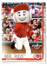 2019 Topps Opening Day Mascots - CINCINNATI REDS