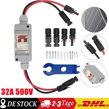 32A 500V DC Trennschalter Solar PV Umschalter Ausschalter Freischalter 2-polig