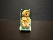 Cherished Teddies TINY TREASURED TEDDIES Bear In Carriage Miniature 104865