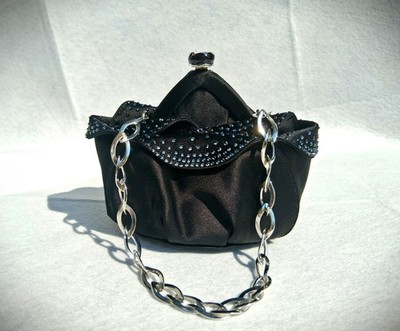 Judith Leiber Stellata Satin Clutch   New with Tag   Swarovski Crystal