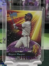 2025 Bowman Chrome - Meteoric Rise Bryce Harper #MR-14 Blue Mojo Refractor /150
