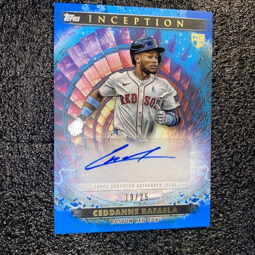 2025 Topps Inception - Ceddanne Rafaela - Auto SSP /25 CPA-CR🔥 - Picture 3 of 8