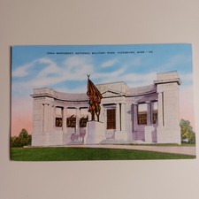 Iowa Monument National Military Park Vicksburg Mississippi Linen Postcard