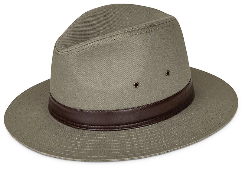 Sombrero para el Sol de Panamá Fedora 100% Algodón Calidad 4 Tallas 2 Colores Diseño Clásico