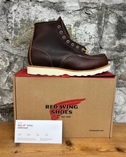 RED WING CLASSIC MOC 8138 Mens 6-Inch Boot in Briar Oil Slick Leather NEW IN BOX