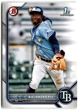 2022 Bowman Prospects 1st Bowman Alejandro Pie Tampa Bay Rays #BP-99
