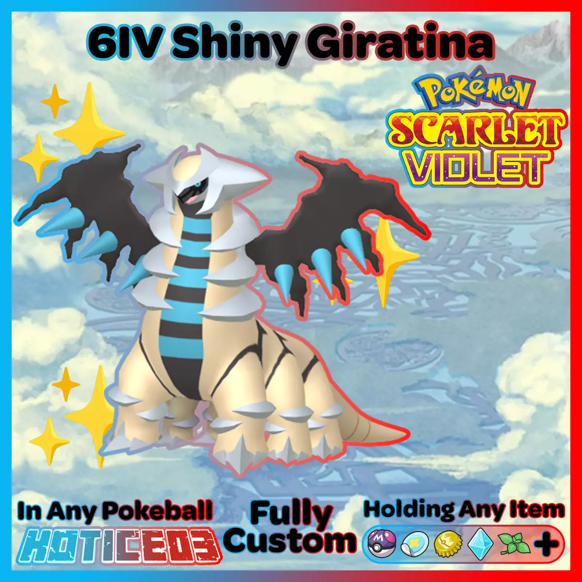 Shiny Giratina in Scarlet & Violet