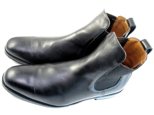 Allen Edmonds "LIVERPOOL" Men's Leather Chelsea Boots 11.5 D Black (355N) - Picture 5 of 11
