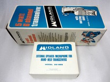 NOS Vintage Midland Mobile Transceiver Radio External Microphone 13-777B 22-225