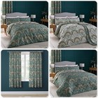 Duvet Cover Bedding Collection Palais Paisley Print Dreams & Drapes Teal