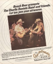 1981 Charlie Daniels Band Promo: Volunteer Jam Vintage Print Ad