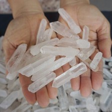 11LB 570Pcs Raw Natural Clear Quartz Crystal Points Rough Stone Wholesale Lot