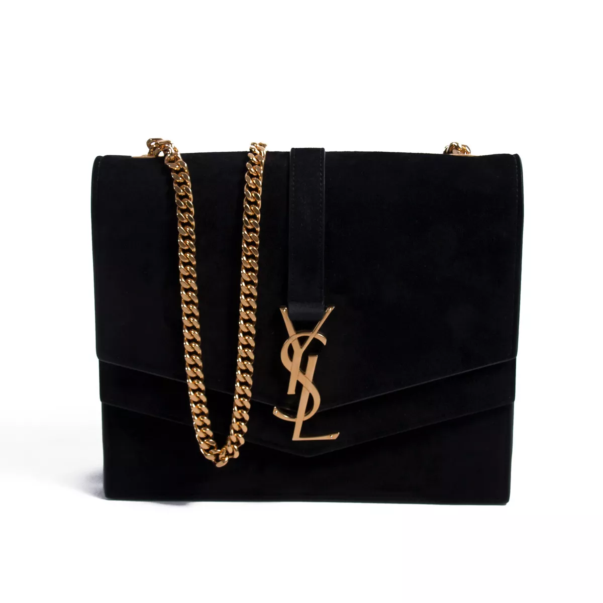 Saint Laurent SULPICE Medium In Matelassé Suede, YSL.com