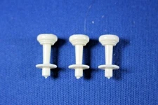 O/S - Plasticville - #FB1 or 1401 Frosty Bar - REPRODUCTION Stools - White (3)