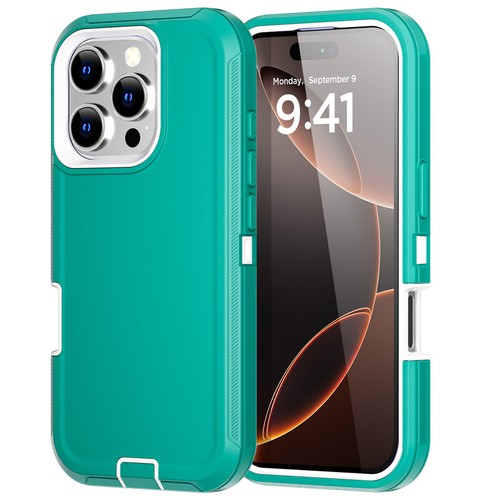 For iPhone 16 14 13 12 11 15 Pro Max 16e Case Rugged Shockproof Heavy Duty Cover - Picture 82 of 91
