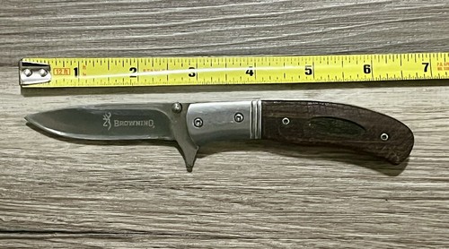 Vintage Browning Folding Pocket Knife Model 773 Discontinued Missing Screw Read! - Picture 8 of 9