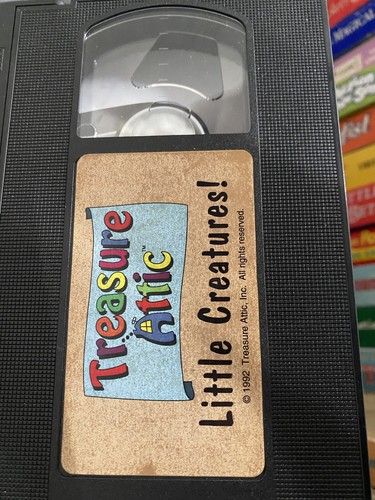 Treasure Attic, Little Creatures 1992 HTF Video Tape OOP VHS Animation Scarce - Picture 10 of 16