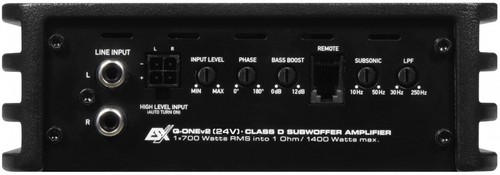 ESX Q-ONE 24V Bass Mono Endstufe 24Volt für LKW Bus - Bild 4 von 4