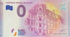 BILLET 0 EURO CHATEAU ROYAL DE BLOIS  FRANCE 2015-1 NUMERO 3300