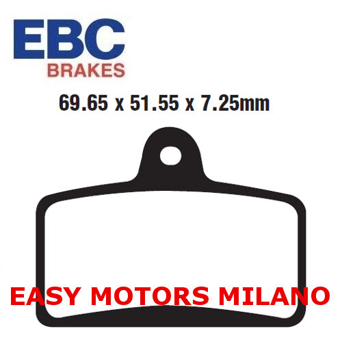 FA399 EBC Paire Plaquettes de Frein Avant Derbi Freexter - 125 Cc 2007> - Photo 1/1