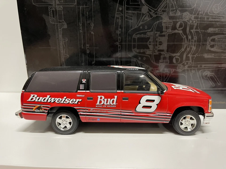 1999 Dale Earnhardt Jr Budweiser Brookfield Suburban Show Трейлер Трасса 1/24 - Изображение 4 из 4