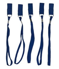 Comfort Axis Replacement Elastic Wrist Straps for Walking Canes 5 pk Blue