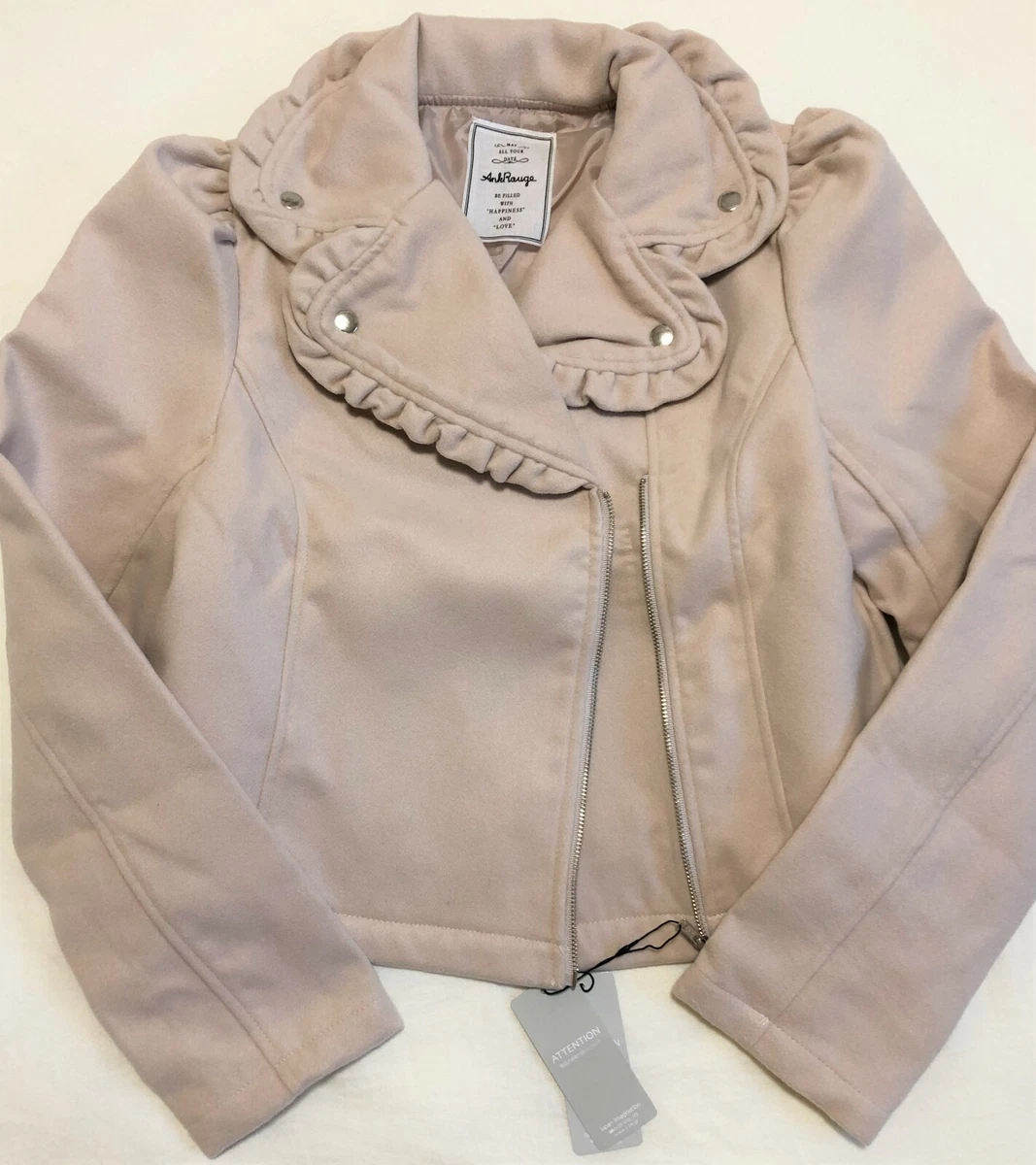 Ank Rouge Racing Jacket Pink (pink beige) Cute Romantic kawaii