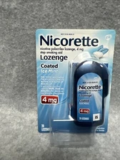 Nicorette 4mg Nicotine Lozenges for Smoking Cessation (Ice Mint) - 20 Count 2026