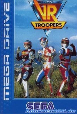 SEGA Mega Drive - VR Troopers, Saban's mit OVP sehr guter Zustand