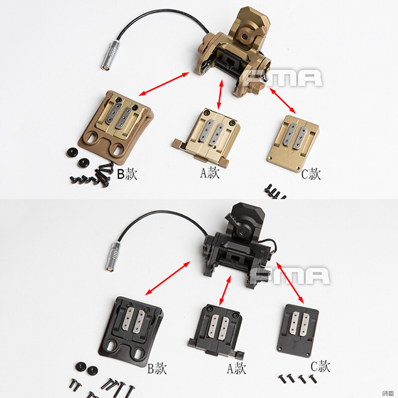 FMA Tactical Functional GSGM NVG ANVIS 6/9 Mount + 1* Helmet Base
