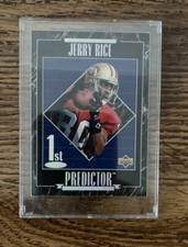 🔥Jerry Rice 1995 Upper Deck Football Predictor League Leaders #RP21 1st Place🔥
