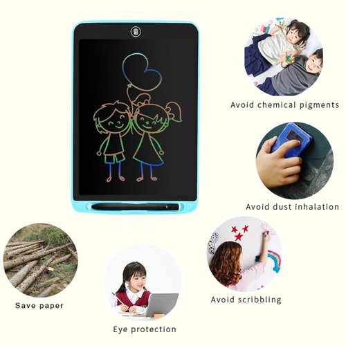 Graphics Notepad Doodle Tablet LCD Writing Board Color Screen Kids Drawing Pad - Afbeelding 3 van 13