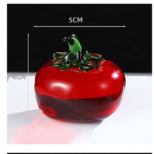 Tomate Frucht figur Glas Tischplatte Schreibtisch Heim dekoration Schreibtisch - Bild 3 von 12