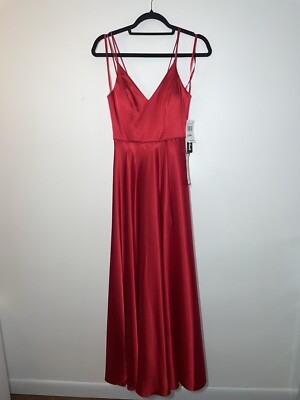 sequin hearts red dress Sequin Hearts Red Maxi Dress With Side Slit