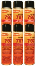 QTY6 Polymat 797 Hi-Temp Spray Glue Adhesive BONDS LAMINATE to CABINETS/ SHELVES