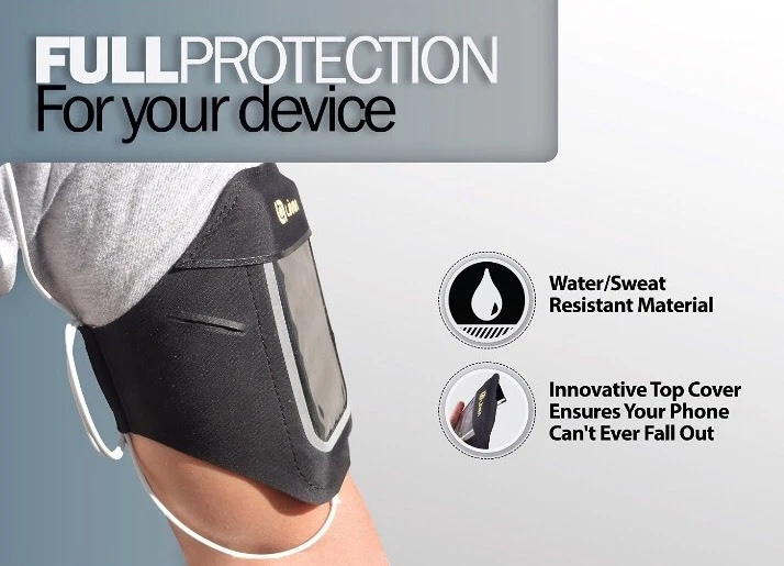Limm Sport Armband for Smartphone with Key Holder compatible with Iphone, Galaxy - Image 2 of 4