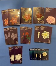 Wrights appliqu s Lot Of 19 Mixed Sew On/ Iron On Miscellaneous NEW