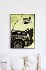 DeLorean Back To The Future | Poster Manifesto Locandina Cinema Film