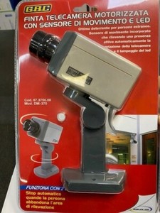 Finta Telecamera Motorizzata Con Sensore E Led Lam GBC 67375008 Finta Telecamera