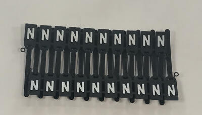 980N-N, Security Tag Black, (Pack of 20)