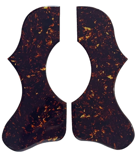 Pickguard For Gibson J185 Acoustic Guitar Self-Adhesive Guitar Crystal BROWN