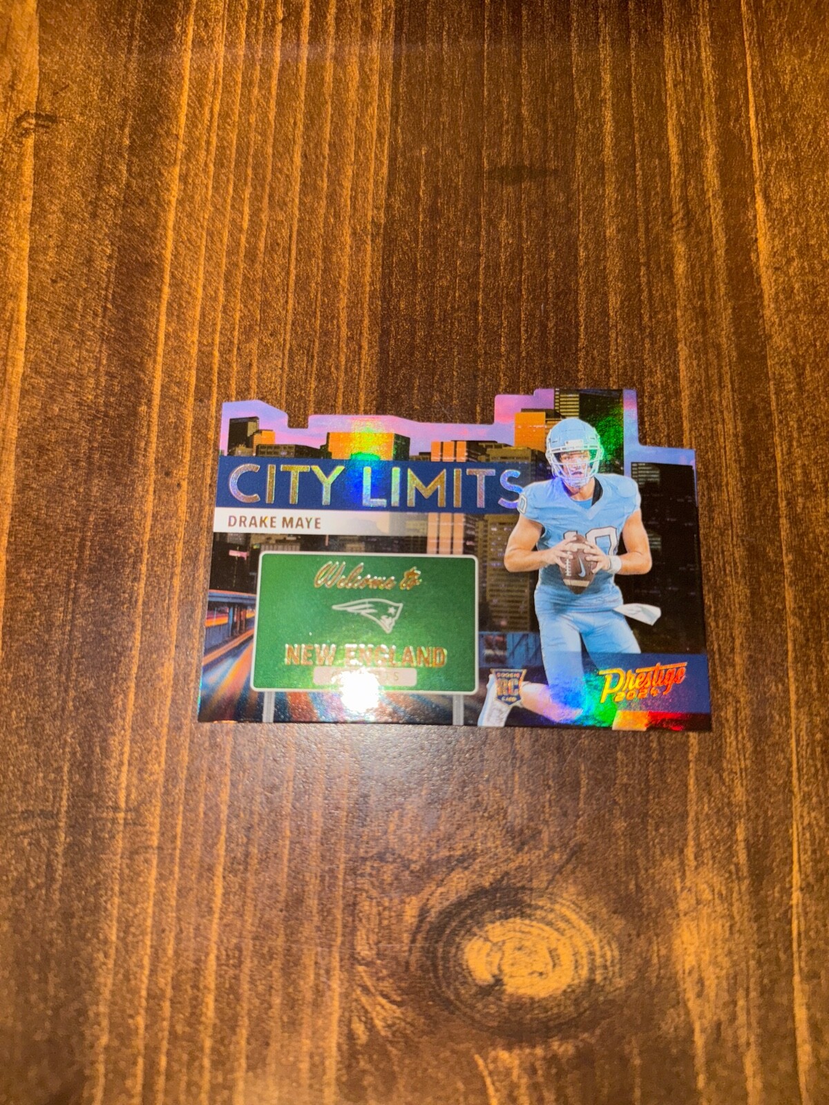 2024 Panini Prestige #1 Drake Maye City Limits Rookie