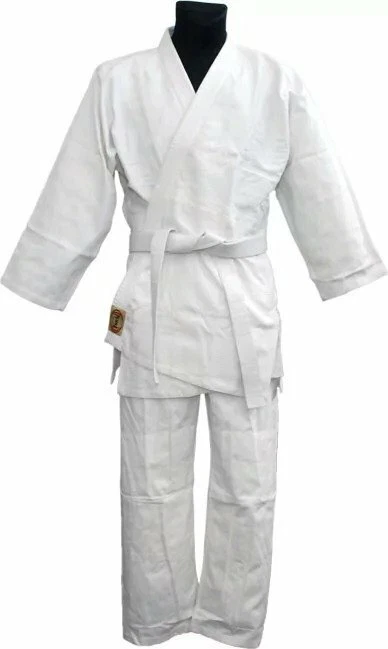 Kimono Karate Complet Homme, Veste+pantalon+ceinture Blanche, Taille 50 L, Neuf