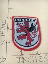 Giessen - Travel felt cloth Patch, Sew On 2/22/25