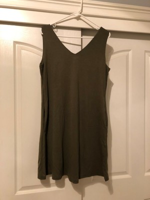 olive green summer dress